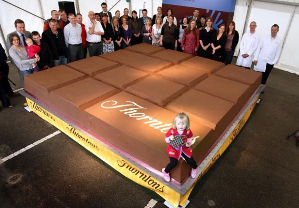 5-тонен шоколад, 23 250-килограмова пица... В света на най-гигантските храни!